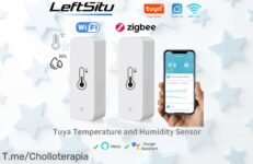 Transforma tu hogar con el sensacional TuyaSensor: controla temperatura y humedad desde cualquier lugar, ¡ofertón único que no puedes dejar pasar! Haz clic ahora y ahorra