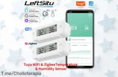 Transforma tu hogar con el termómetro y higrómetro inteligente que se conecta a Google Home y Alexa, ¡descuento brutal por tiempo limitado! No te quedes sin el tuyo