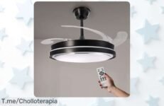 Transforma tu hogar con el ventilador de techo Black Hood: elegante, silencioso y 6 velocidades ¡Super chollo que no puedes dejar pasar! Stock limitado, compra ya antes de que se acabe