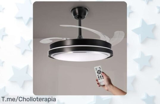 Transforma tu hogar con el ventilador de techo Black Hood: elegante, silencioso y 6 velocidades ¡Super chollo que no puedes dejar pasar! Stock limitado, compra ya antes de que se acabe
