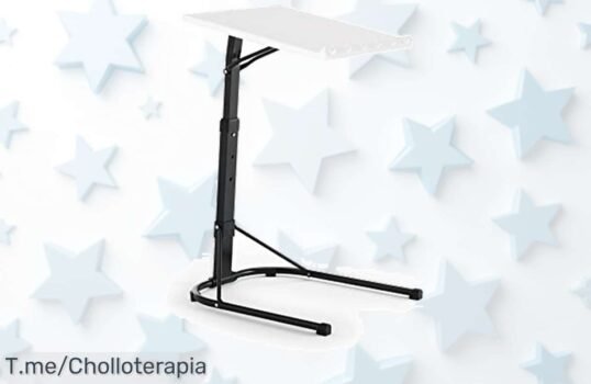 Transforma tu hogar con la Mesa Plegable Auxiliar Ajustable: super chollo ligera que ahorra espacio Aprovecha este ofertón único y llévatela antes de que se agote