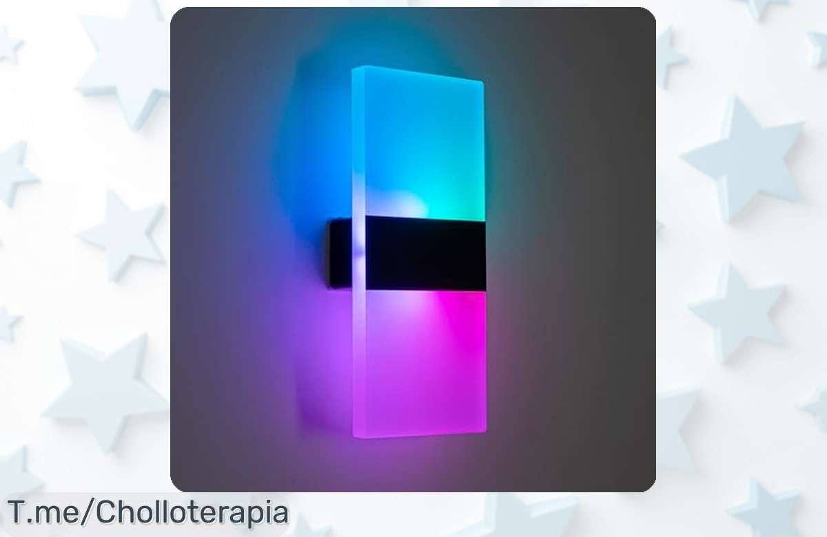 Transforma tu hogar con la lámpara RGB de 12 colores y mando a distancia por un precio loco, ¡ofertón limitado que no puedes dejar pasar!Compra ahora antes de que se acabe.