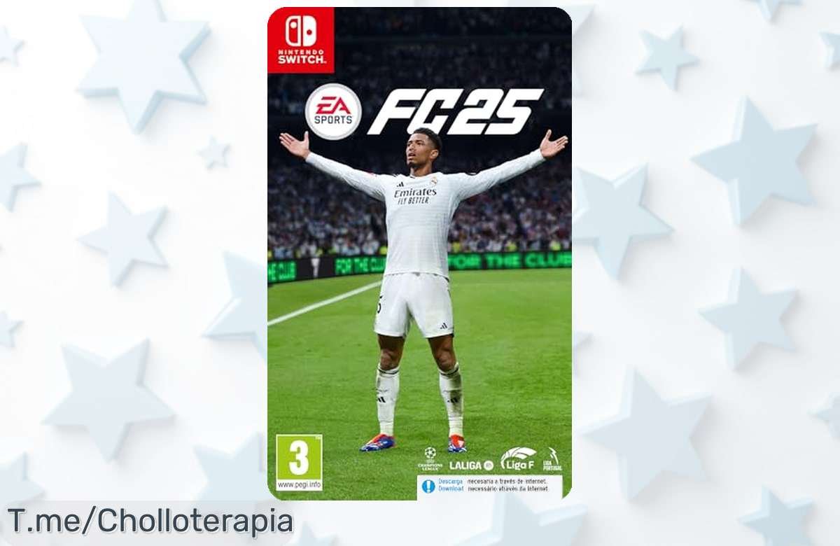 Transforma tu hogar en el mejor estadio con EA SPORTS FC 25, disfruta de emociones intensas y aprovecha este ofertón único que no se repetirá. ¡Compra ya antes de que desaparezca!