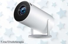 Transforma tu hogar en un cine soñado con el proyector 5G 4K Smart HD a precio loco, disfruta de calidad extraordinaria y conecta tus dispositivos ¡Compra ya antes que se agote!