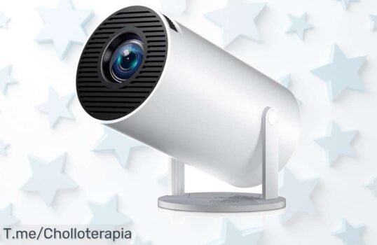 Transforma tu hogar en un cine soñado con el proyector 5G 4K Smart HD a precio loco, disfruta de calidad extraordinaria y conecta tus dispositivos ¡Compra ya antes que se agote!