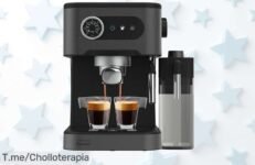 Transforma tu hogar en una cafetería con la cafetera Cecotec a un precio loco, 20 bares de potencia y vibrantes sabores ¡Aprovecha este ofertón antes que se acabe!