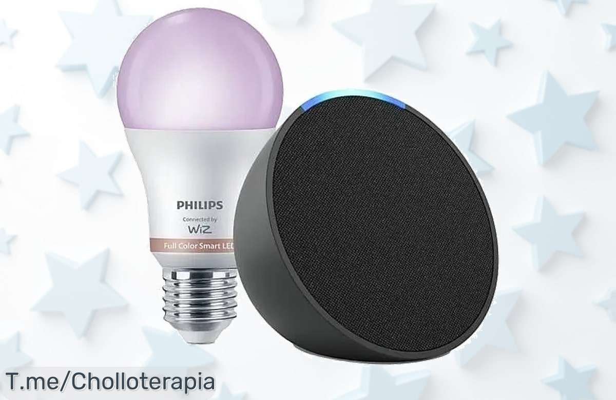 Transforma tu hogar en una fiesta con el altavoz Echo Pop a un precio loco, disfruta música potente y vibrante. ¡Aprovecha este ofertón antes de que se agote!