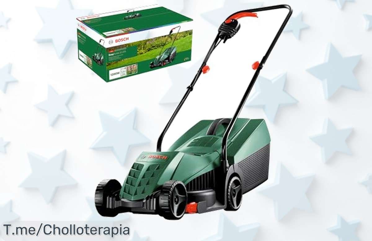 Transforma tu jardín con el cortacésped Bosch EasyRotak 32235 a un precio loco, cortes perfectos y una oferta limitada que vuela rápido. ¡Haz clic y no te quedes sin él!