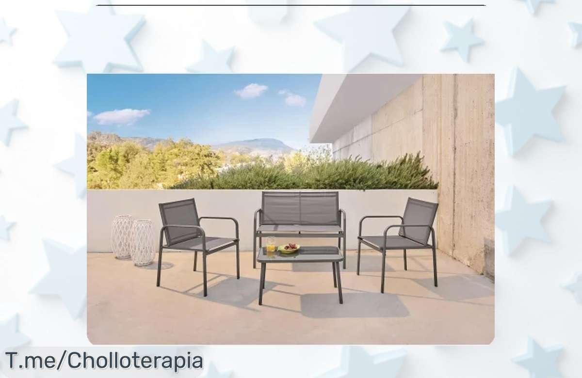 Transforma tu jardín en un paraíso de risas con el Conjunto Antalya, ¡un super chollo que no puedes dejar pasar! Oferta limitada, llévatelo ya y disfruta al aire libre.