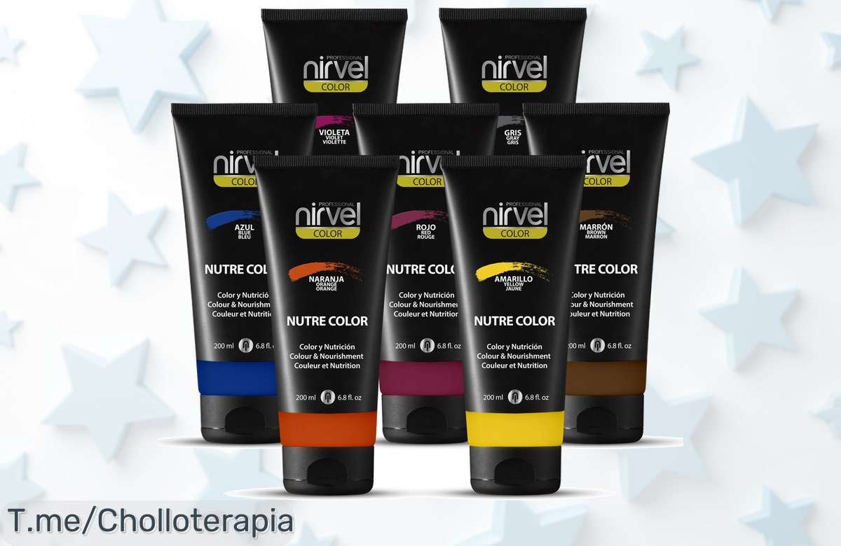 Transforma tu look con Nirvel Nutre Color, una mascarilla vibrante que nutre tu cabello. ¡Aprovecha este ofertón único y brilla como nunca antes!