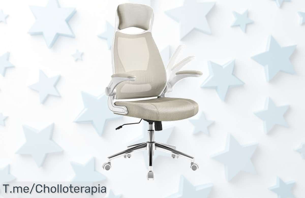Transforma tu oficina con la silla perfecta, apoyabrazos plegables y soporte lumbar que te brindará un confort incomparable. ¡Aprovecha el ofertón ahora mismo antes de que se agote!