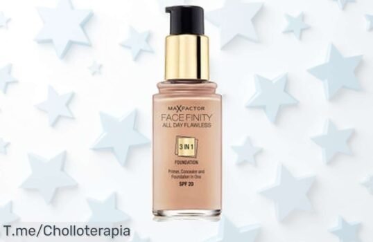 Transforma tu piel con Face Finity All Day Flawless 3 En 1, maquillaje de larga duración y cobertura perfecta a un precio loco ¡Aprovecha este ofertón antes que se agote!