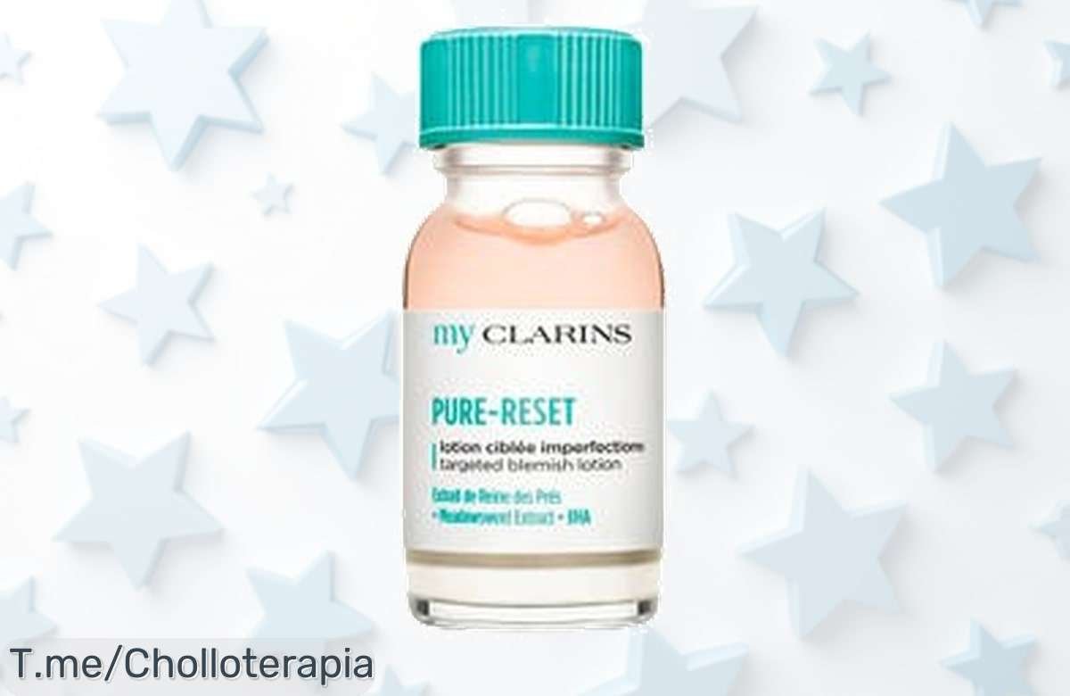 Transforma tu piel con la loción purificante de MY CLARINS, adiós granitos y hola belleza radiante. ¡No te pierdas este ofertón limitado a un precio loco!