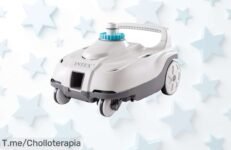 Transforma tu piscina en un spa con el limpiafondos INTEX ZX100, disfruta agua cristalina sin esfuerzo y aprovecha este super chollo antes de que se agote, ¡compra ya!