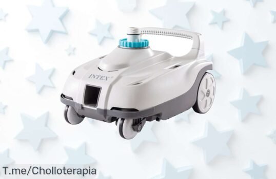 Transforma tu piscina en un spa con el limpiafondos INTEX ZX100, disfruta agua cristalina sin esfuerzo y aprovecha este super chollo antes de que se agote, ¡compra ya!