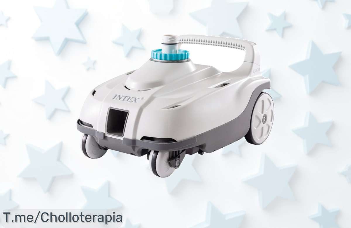 Transforma tu piscina en un spa con el limpiafondos INTEX ZX100, disfruta agua cristalina sin esfuerzo y aprovecha este super chollo antes de que se agote, ¡compra ya!