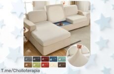 Transforma tu sala de estar con fundas elásticas impermeables a un precio loco, protegiendo tus cojines y dándoles estilo ¡Aprovecha este ofertón antes que se agoten!