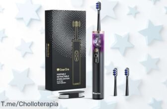 Transforma tu sonrisa con el Cepillo de Dientes Eléctrico Retráctil y su esterilizador UV, un super chollo que cuidará tus dientes ¡Aprovecha este ofertón antes de que se acabe!