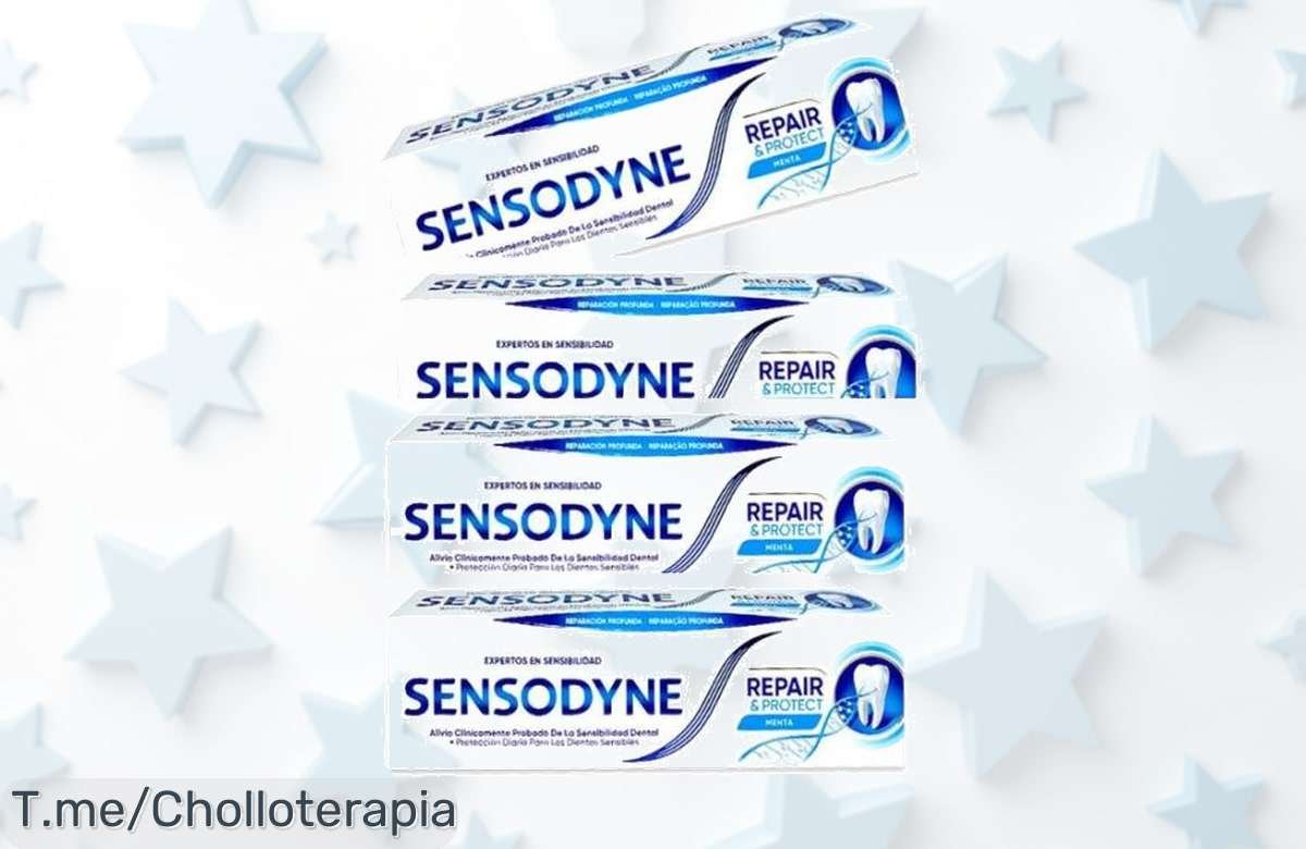 Transforma tu sonrisa con el Pack Sensodyne, un combo que alivia la sensibilidad y blanquea tus dientes. ¡Ofertón único, llévatelo ya antes de que se acabe!