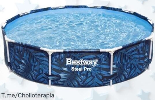 Transforma tu verano con la piscina desmontable Steel Pro, un super chollo de 4062 litros que refresca a toda la familia; ¡aprovéchala antes de que se agote!