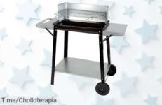 Transforma tus asados en fiestas inolvidables con la barbacoa Aktive a un precio loco, ajuste fácil y mucha diversión ¡Apresúrate, oferta limitada que no se repite!