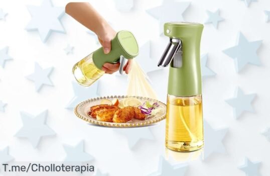 Transforma tus comidas con el Dispensador de Aceite Spray, la herramienta perfecta para sazonar al instante Aprovecha nuestro super chollo y actúa ya antes que se acabe esta oferta única