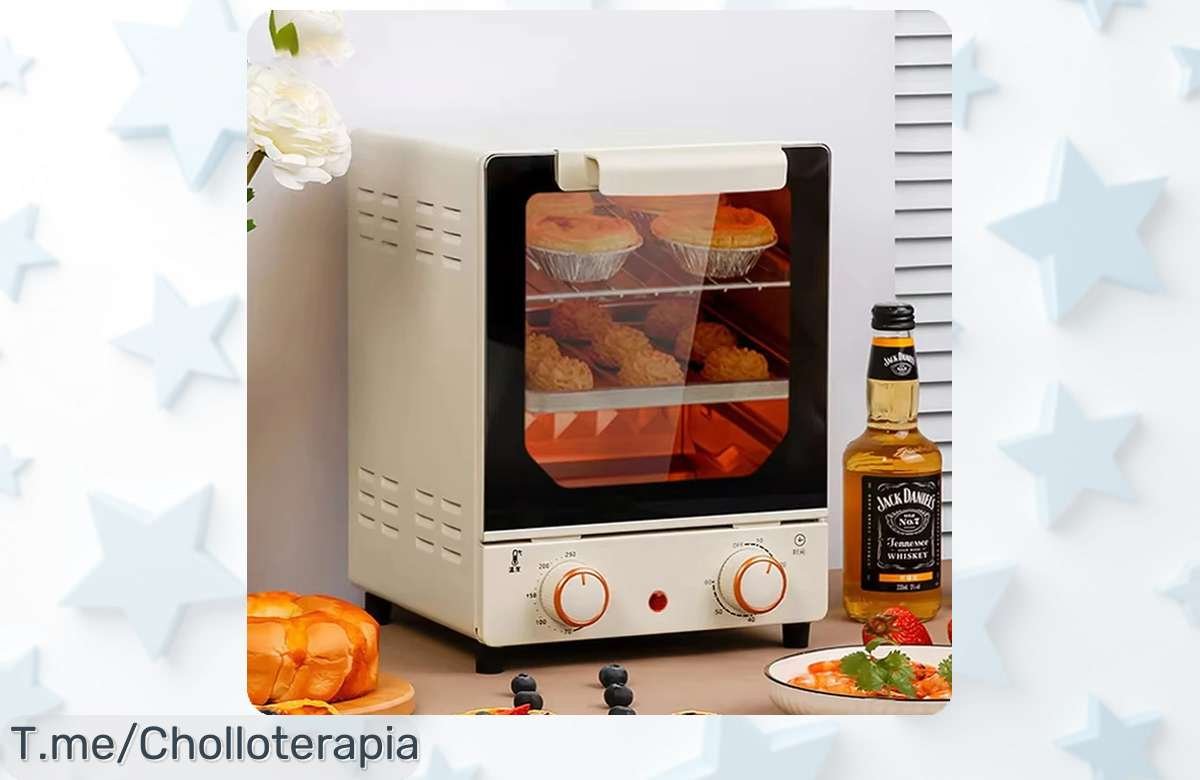 Transforma tus comidas con la freidora de aire eléctrica de 12L, un ofertón que elimina la grasa y resalta el sabor; ¡aprovecha este precio loco antes de que se acabe!