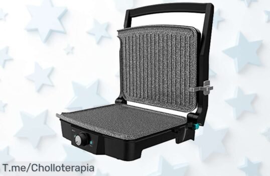 Transforma tus comidas en una fiesta con la Cecotec Rock’nGrill 2000, fácil de limpiar y versátil Aprovecha este super chollo antes de que se agote ¡Compra ya tu parrilla!