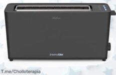 Transforma tus desayunos con el tostador XL Universal Blue, una oferta nunca vista que evitará quemar tu pan ¡No dejes pasar este super chollo antes que se agote!