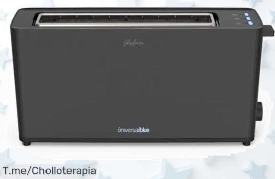 Transforma tus desayunos con el tostador XL Universal Blue, una oferta nunca vista que evitará quemar tu pan ¡No dejes pasar este super chollo antes que se agote!