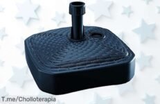 Transforma tus días de sol con nuestra increíble base cuadrada para parasol; estabilidad, estilo y una oferta única que no podrás resistir ¡Compra ya antes de que se agote!