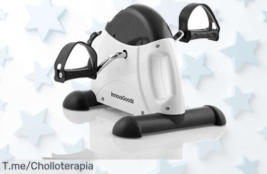 Transforma tus entrenamientos con pedales estáticos InnovaGoods, pantalla LCD y resistencia ajustable ¡No te pierdas este ofertón limitado para mejorar tu salud ya!