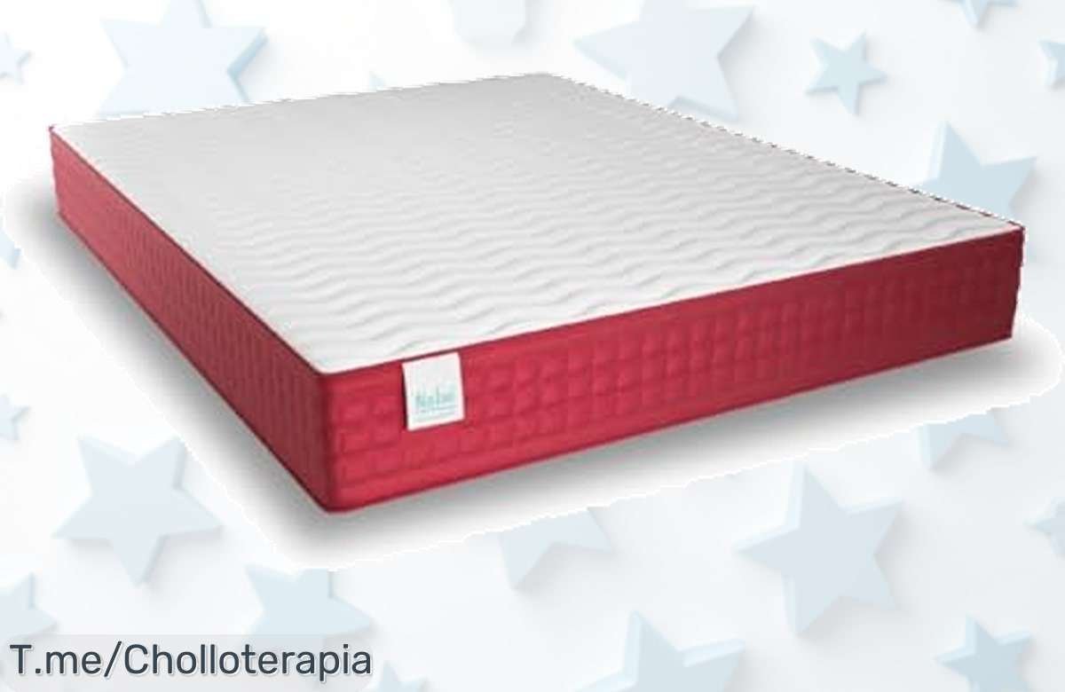 Transforma tus noches con el colchón NALUI Gredos: doble cara, transpirabilidad y durabilidad a un precio loco. ¡No dejes escapar esta oferta única, compra ya!