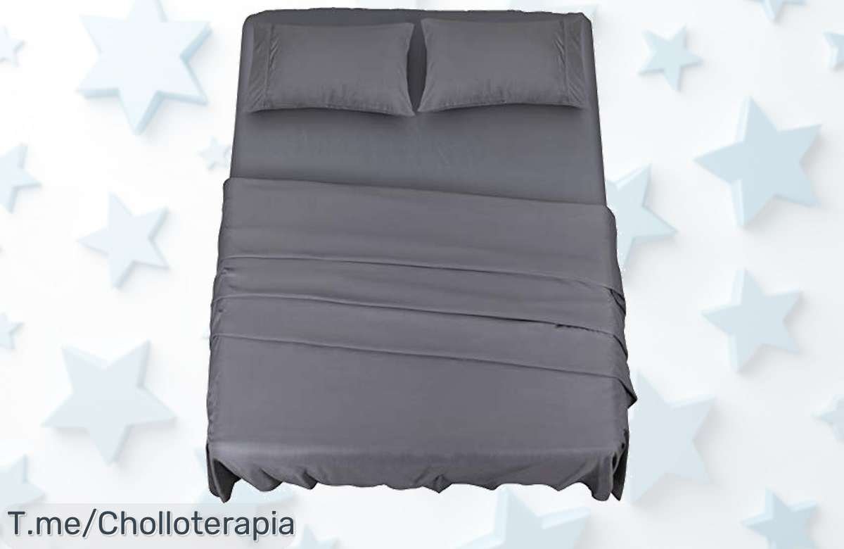 Transforma tus noches con el super chollo del juego de sábanas Utopia Bedding, ajuste perfecto y fácil cuidado. ¡Compra ya antes que se agoten y duerme como un rey!