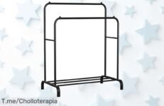 Tu Armario Siempre Organizado: Consigue el Perchero Burro Doble Rail, ¡el Super Chollo que Te Facilita la Vida! Aprovecha Este Ofertón Limitado y Hazlo Tuyo Ahora Mismo