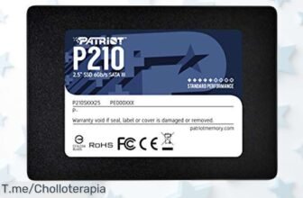 Acelera tu PC con el Patriot P210 SSD 128GB a un precio loco, rendimiento impresionante y protección total ¡No dejes pasar este ofertón antes que se agote!