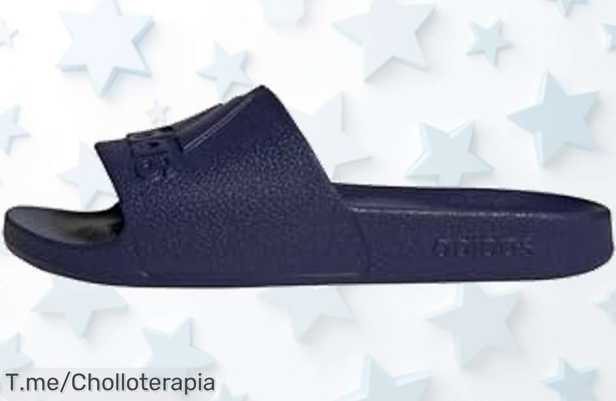 Adidas Adilette Aqua en dark blue diseño top descuento brutal precio de ganga super chollo único nunca visto date prisa que vuelan ofertón limitado
