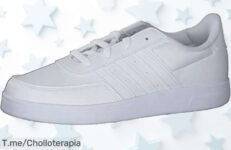Adidas Breaknet niños en cloud white con cordones fáciles diseño clásico a precio loco descuento brutal oferta única corre ya antes de que se acaben