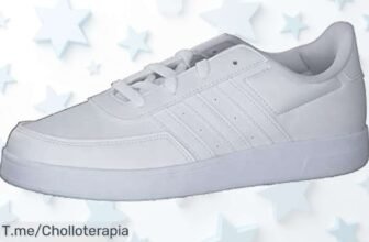 Adidas Breaknet niños en cloud white con cordones fáciles diseño clásico a precio loco descuento brutal oferta única corre ya antes de que se acaben