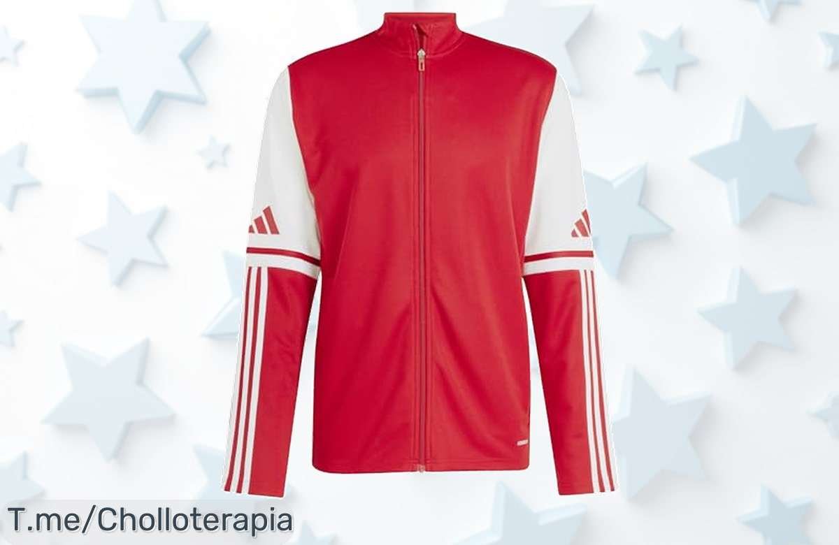 Adidas Squadra25 para hombre en team power red con bolsillos súper seguros y secado rapidísimo el super chollo con descuento brutal nunca visto corre ya precio de ganga limitado