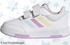 Adidas Tensaur Hook And Loop para bebés corre fácil con velcro y aguanta todo disfruta este super chollo nunca visto con descuento brutal precio de ganga ¡apresúrate!