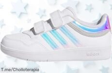 Adidas hoops 40 c para peques con cierre rapidísimo y malla fresca un super chollo con descuento brutal precio loco que vuela compra ya antes que se acabe la oferta