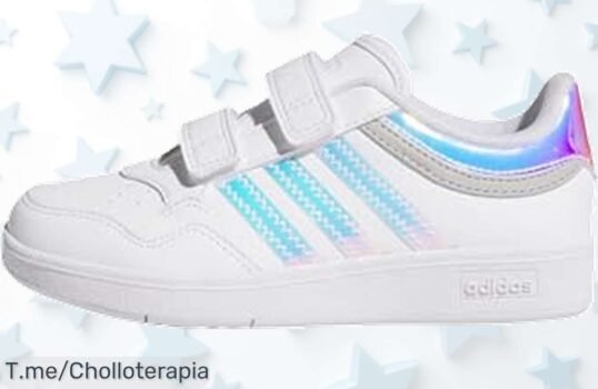 Adidas hoops 40 c para peques con cierre rapidísimo y malla fresca un super chollo con descuento brutal precio loco que vuela compra ya antes que se acabe la oferta