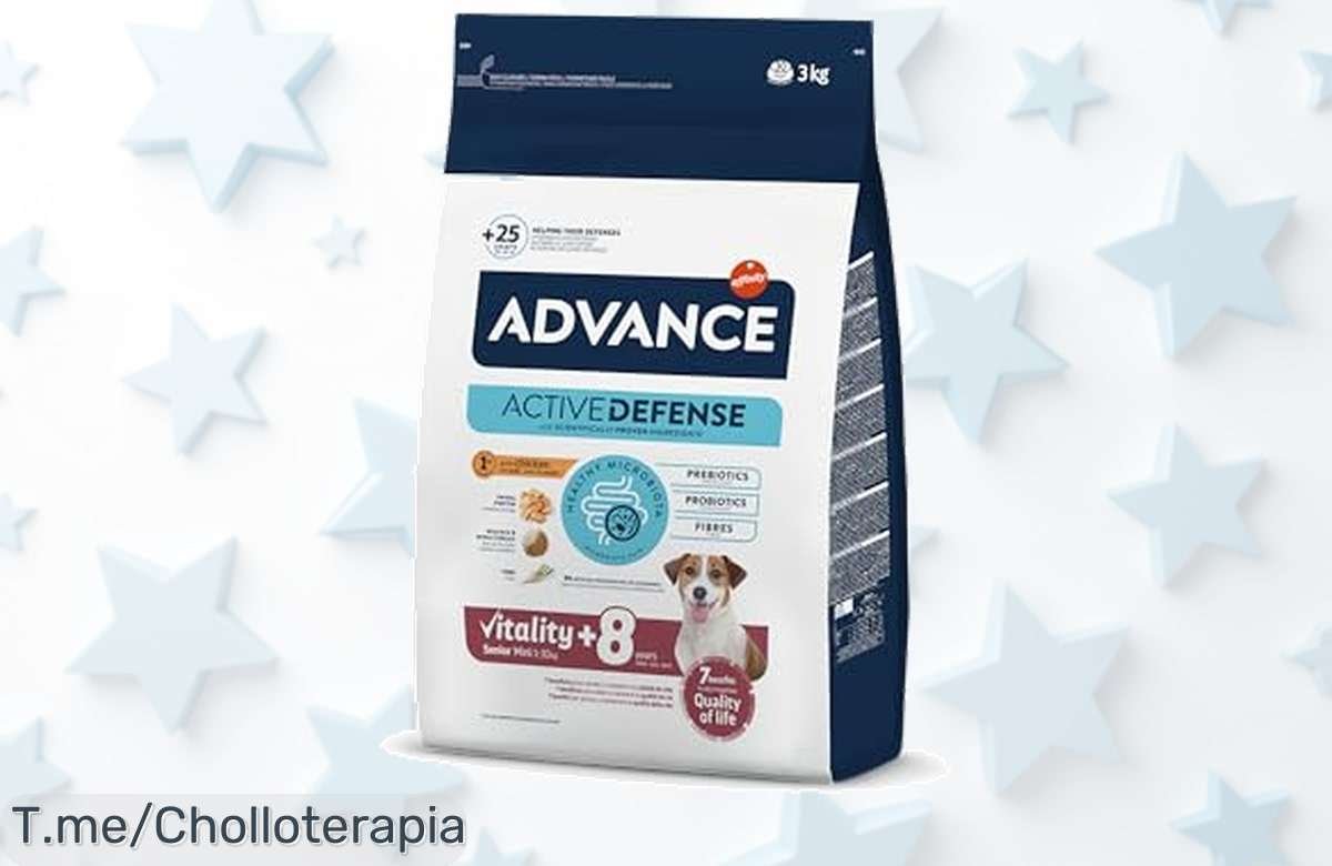 Advance Mini Senior para perros pequeños con pollo digestión rápida energía al instante y salud top en un exigente ofertón precio de ganga que vuela ¡compra ya este descuento brutal antes que termine!