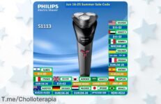 Afeitadora Philips S1113 con cuchilla PowerCut de acero inoxidable ofrece un recorte perfecto en oferta nunca vista aprovecha este súper chollo con precio loco antes que desaparezca