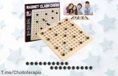 Ajedrez magnético con efecto imán 20 piezas para entrenar tu mente en familia ¡super chollo nunca visto y descuento brutal por tiempo limitado aprovecha ya!