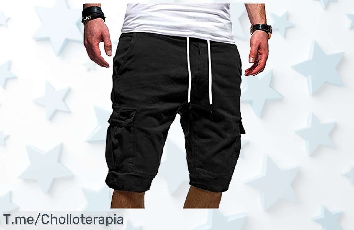 Ajuste perfecto con cordón en cintura disfruta de un super chollo que encontrarás solo hoy aprovecha este ofertón y precio loco antes que se agote ¡corre!