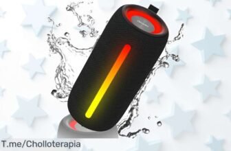 Altavoz Bluetooth inalámbrico 24W con luces vibrantes y súper potencia a precio loco nunca visto disfruta de un super chollo limitadísimo compra ya o lo pierdes