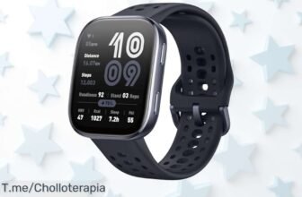Amazfit Bip 6 pantalla gigante AMOLED GPS mapas batería 14 días con super chollo y descuento brutal nunca visto corre antes que se agotan precio loco