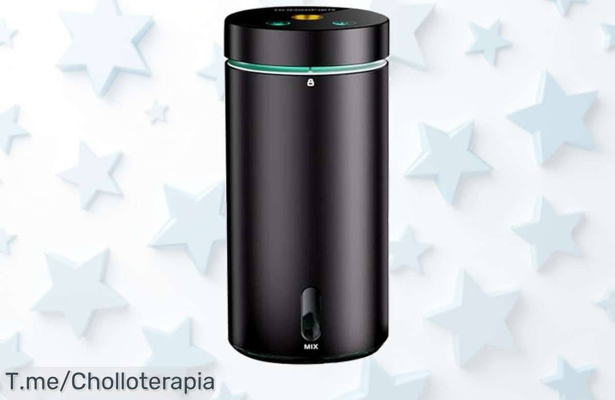 Ambientador inteligente para coche con luz colorida y botón táctil súper sensible disfruta 300 ml de aroma sin parar en un ofertón con precio loco que no puedes perder actúa ya